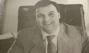 Attorney Orlando in his office, 1990